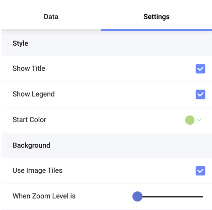 Color as options in the Style Settings section